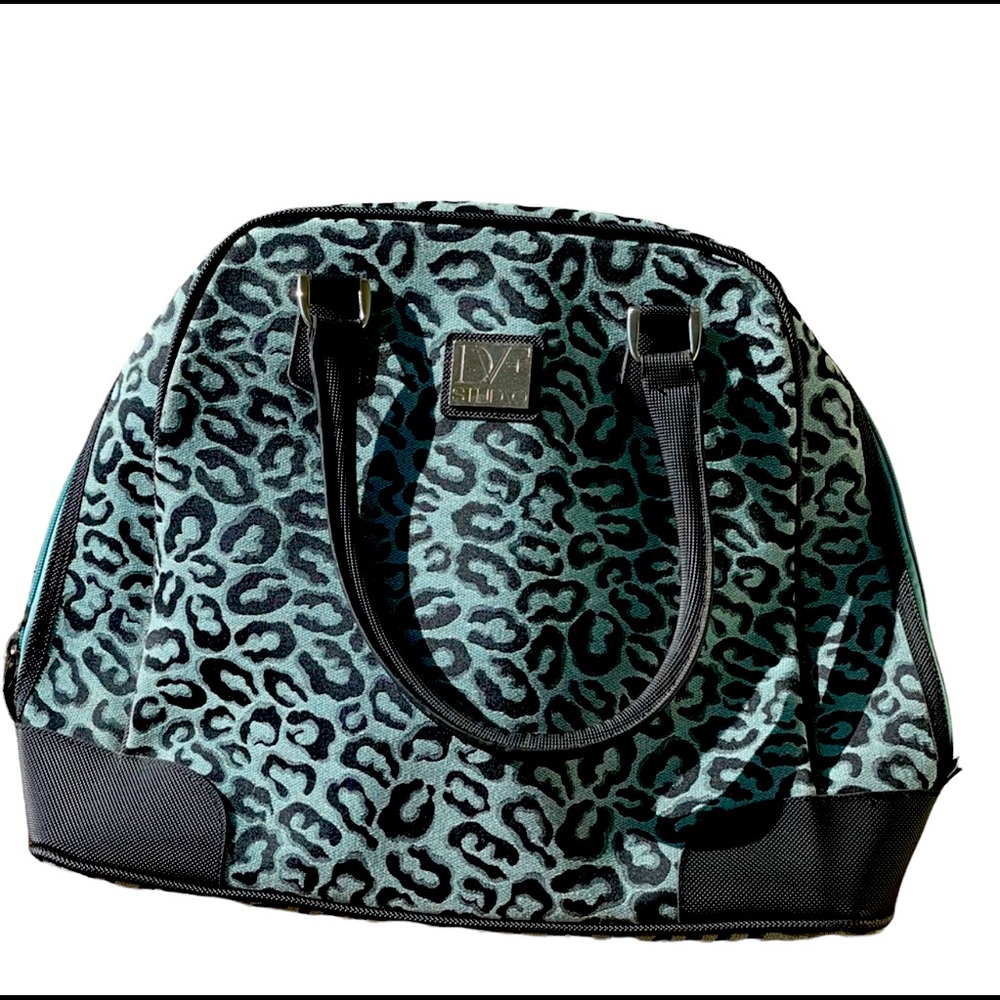 Diane Von Furstenburg Travel Bag, Jacquard Leopard Print Large DVF